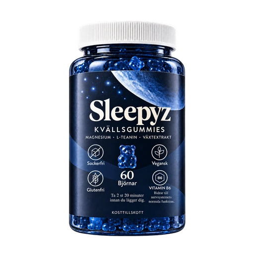 Sleepyz kvällsgummies – produktbild